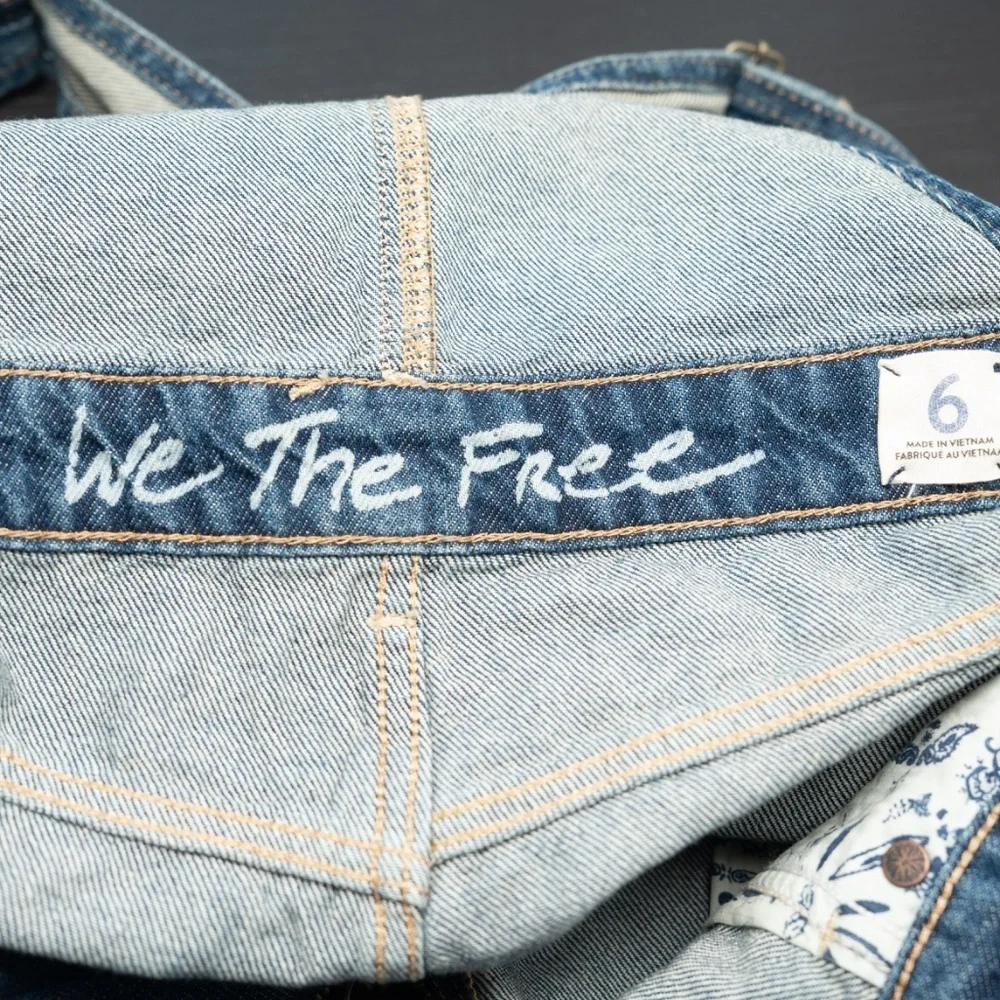 Free‎ People  - New! Sunkissed Denim Shortalls